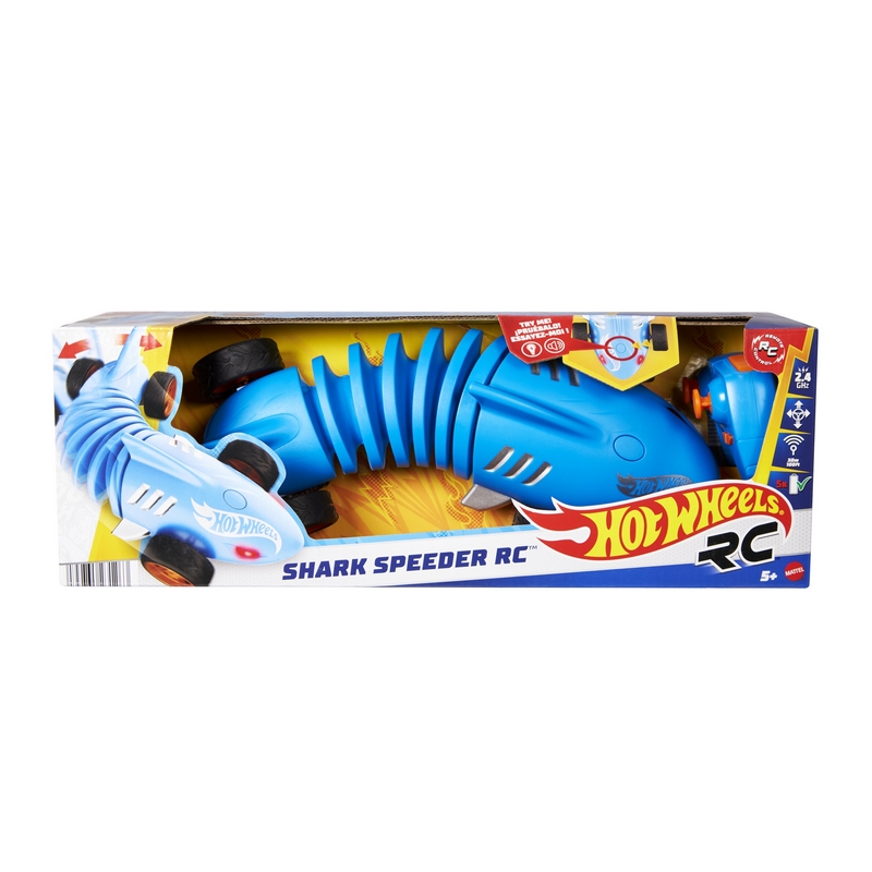 HOT WHEELS SHARK SPEEDER Vozidlo na diaľkové ovládanie 1:15 HXJ83